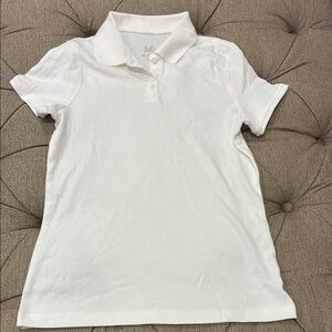 Justice White Polo Shirt